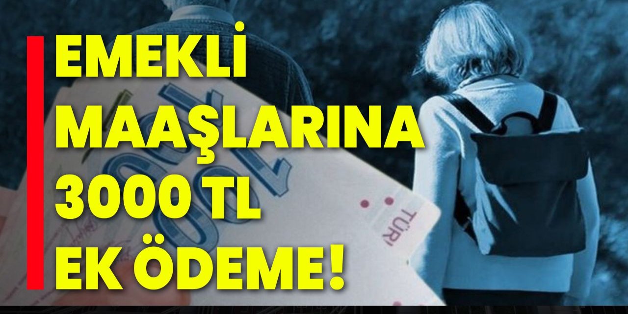 Emeklilere 3 Bin TL Ek Ödeme Müjdesi! 3.119 TL Fark Ödemesi İçin Tüm Şartlar Netleşti